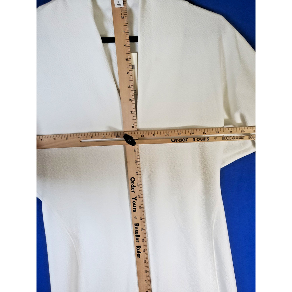 Anthropologie Daily Practice Knit Mini Dress White Ivory V Neck Size Small - Picture 8 of 16